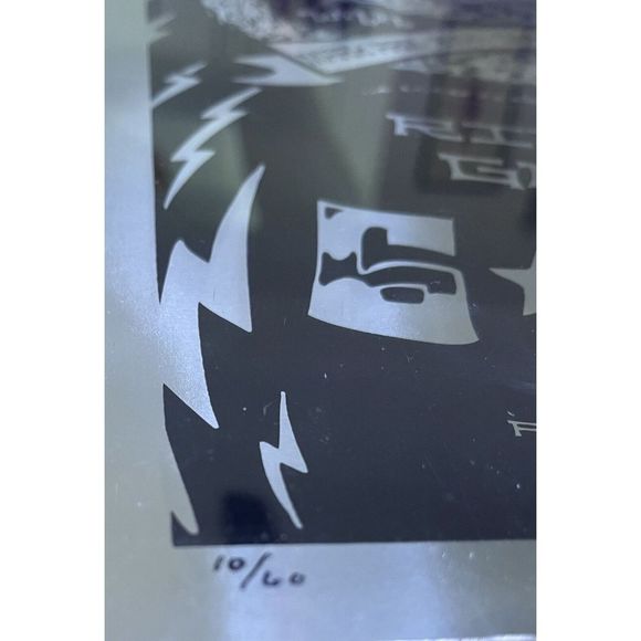 Billy Perkins signed LE 10/60 Foil MC5 DKT 2004 Concert Poster Emos Austin Rare - Picture 3 of 5